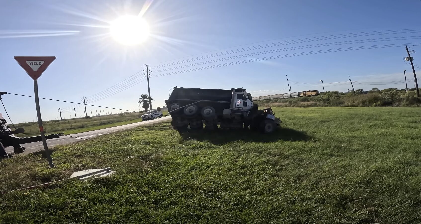 Emergency towing service for truck breakdown in Howell Township